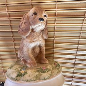 GORHAM Puppy Music Box